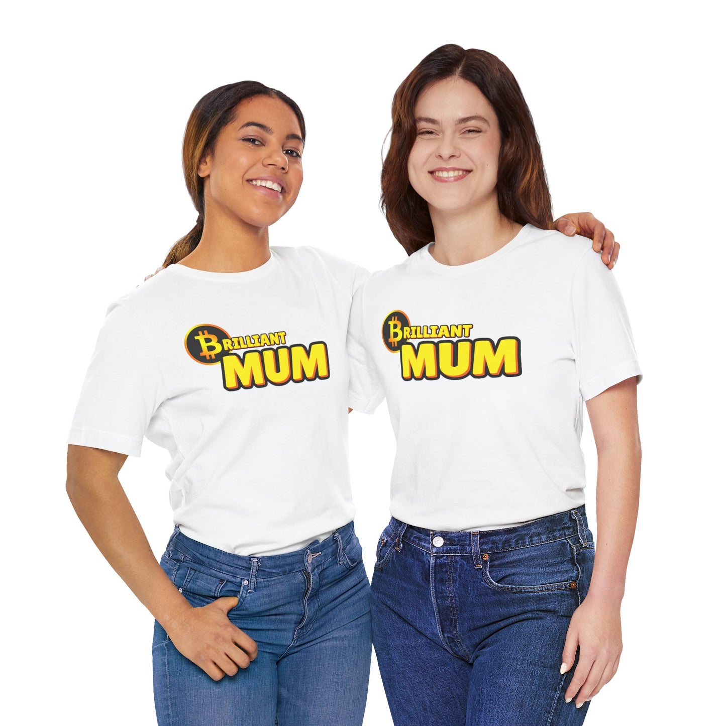 BRILLIANT MUM BITCOIN T-SHIRT