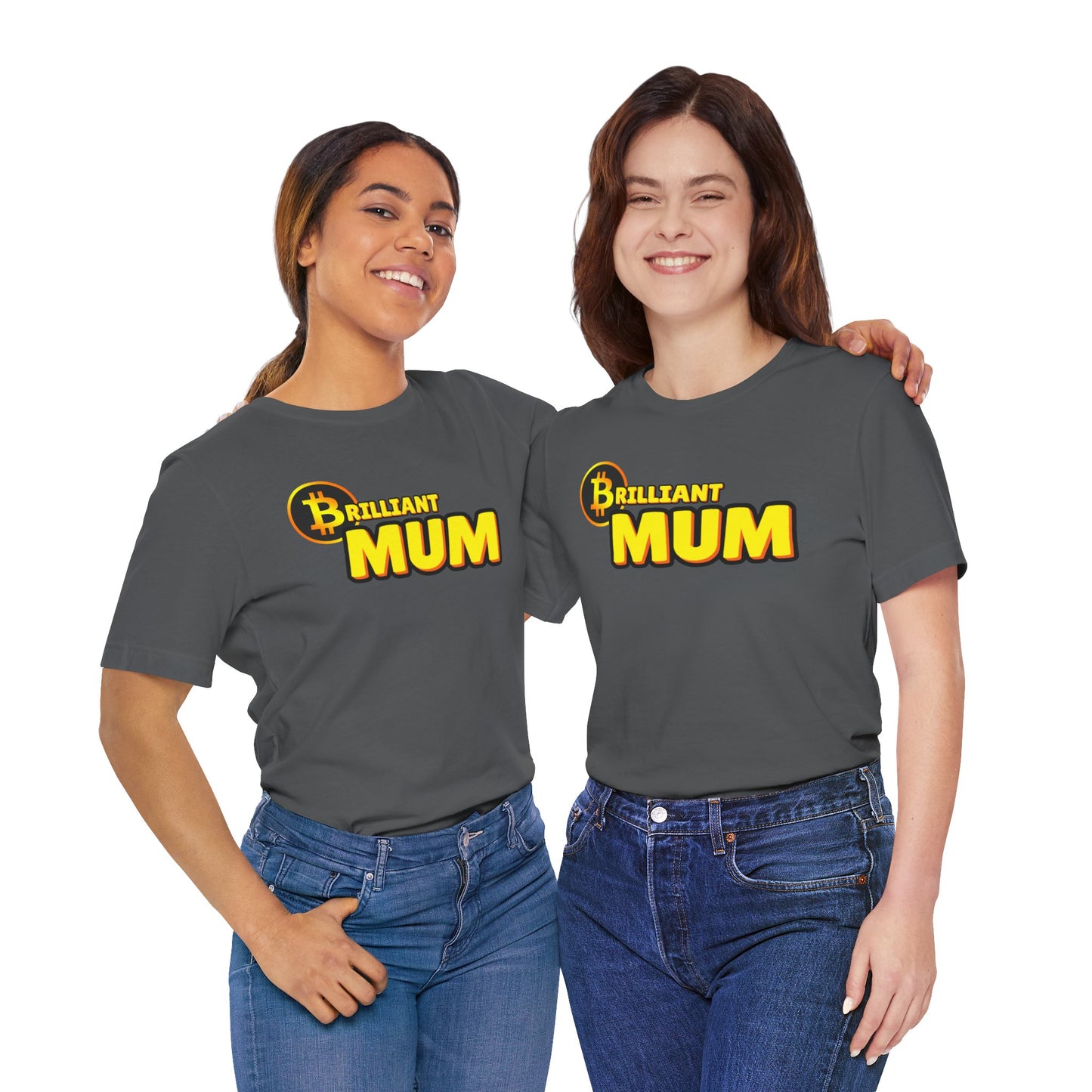 BRILLIANT MUM BITCOIN T-SHIRT