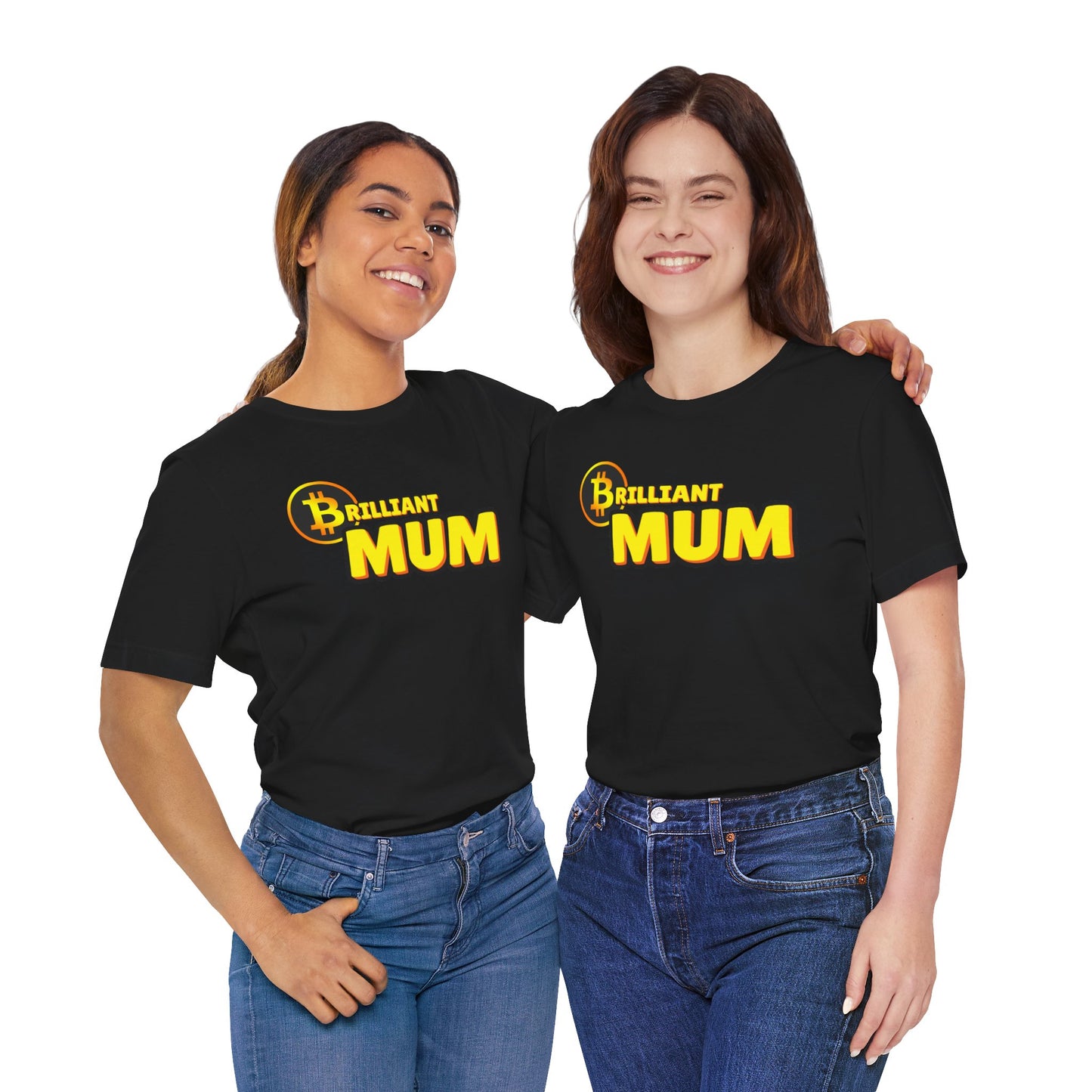 BRILLIANT MUM BITCOIN T-SHIRT