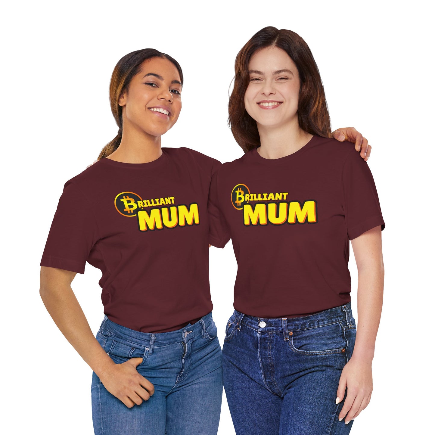 BRILLIANT MUM BITCOIN T-SHIRT