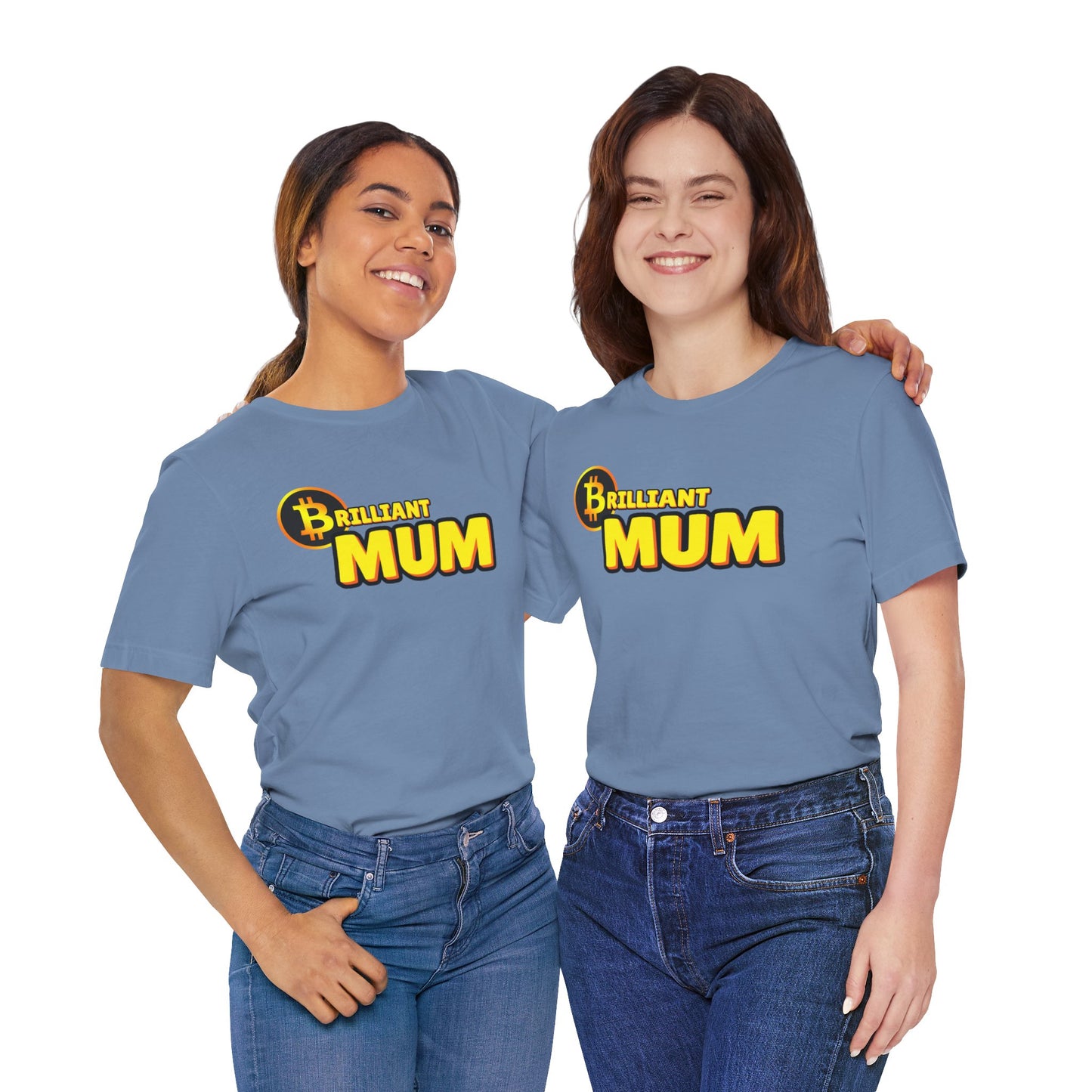 BRILLIANT MUM BITCOIN T-SHIRT