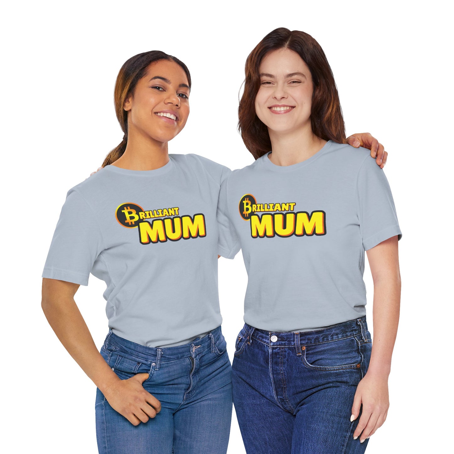 BRILLIANT MUM BITCOIN T-SHIRT