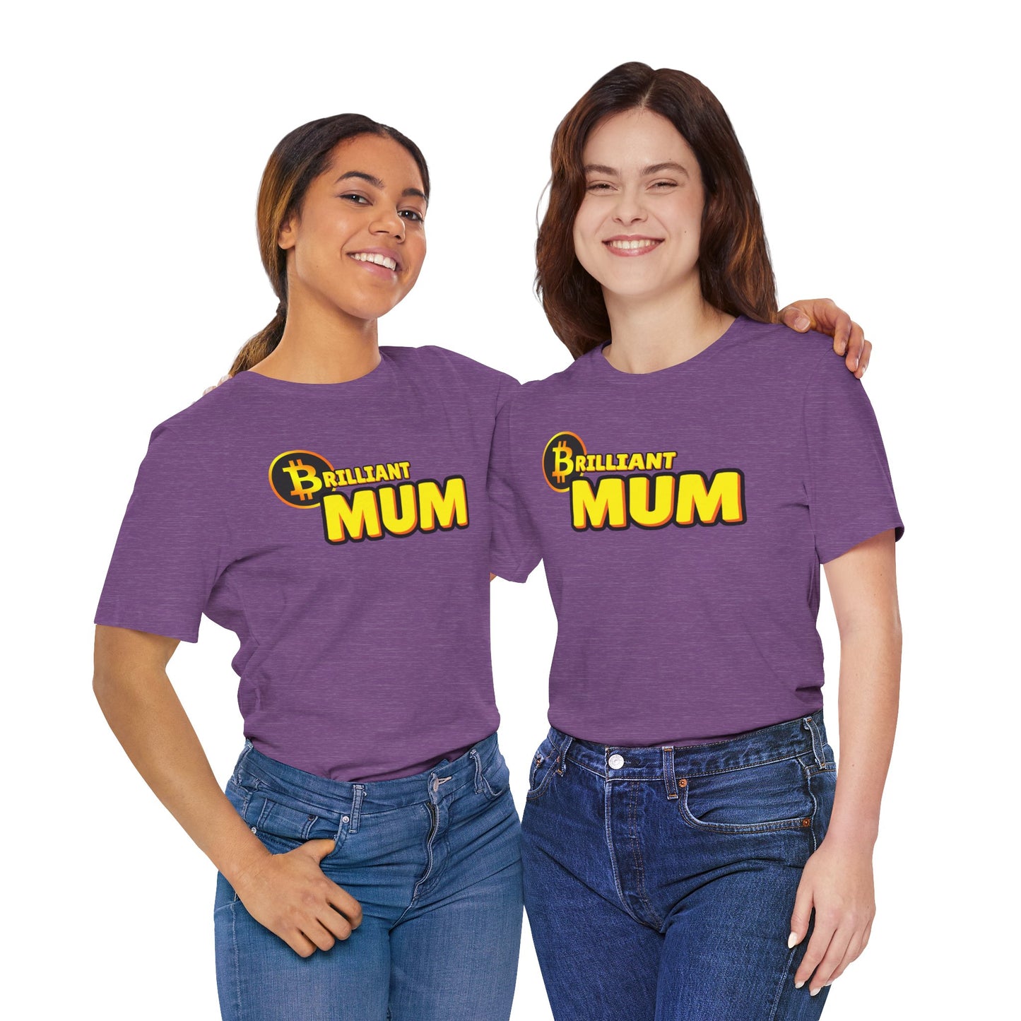 BRILLIANT MUM BITCOIN T-SHIRT