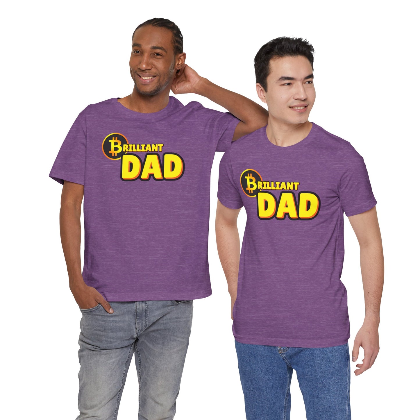 BRILLIANT DAD BITCOIN T-SHIRT