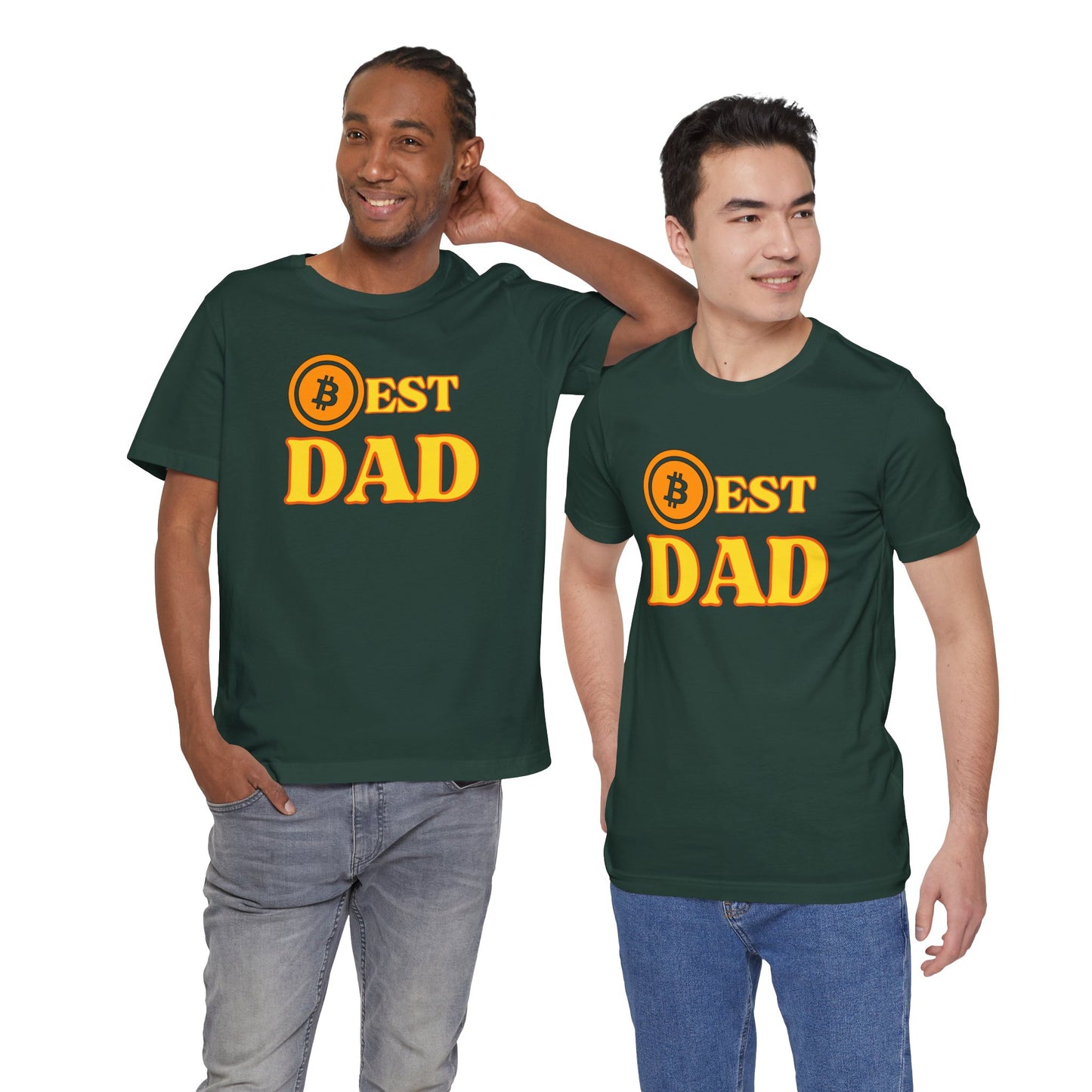 BEST DAD BITCOIN T-SHIRT