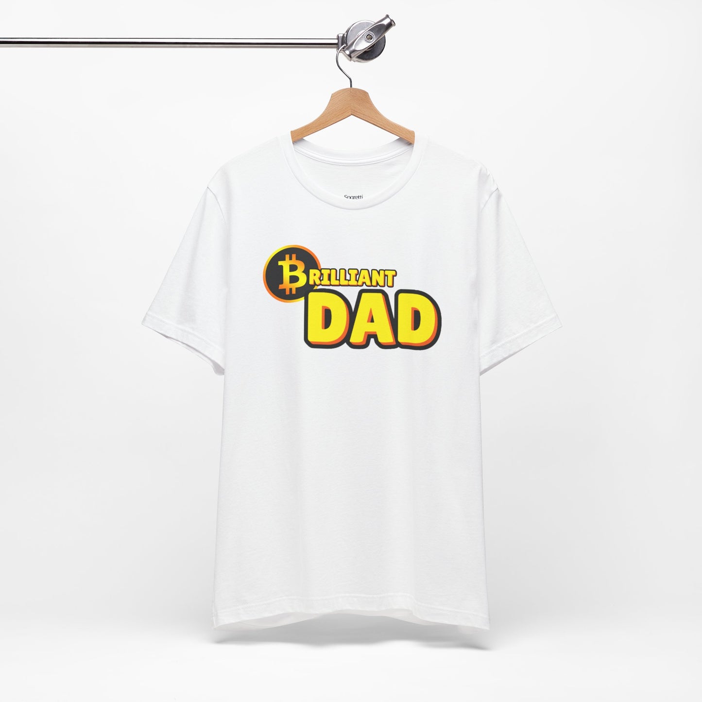 BRILLIANT DAD BITCOIN T-SHIRT