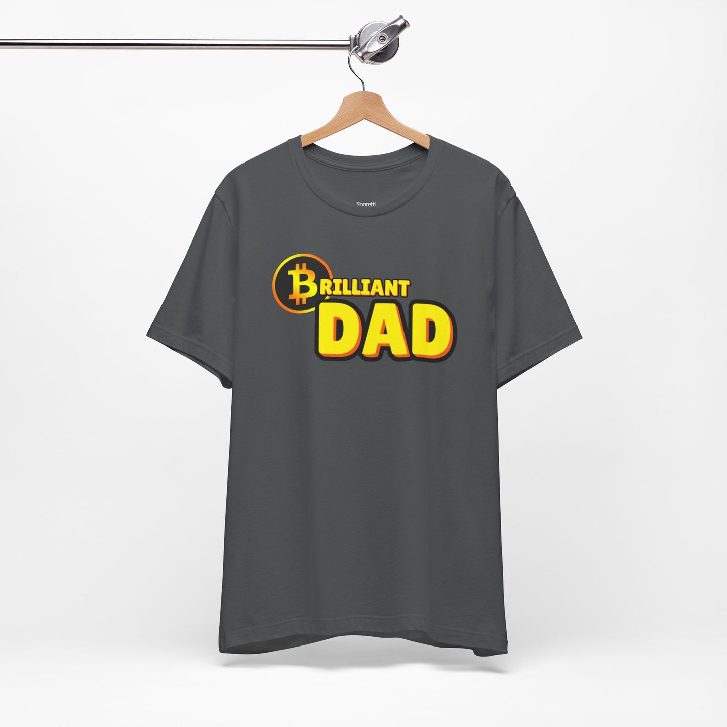 BRILLIANT DAD BITCOIN T-SHIRT