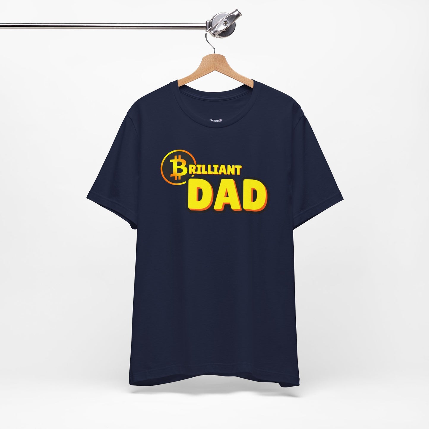 BRILLIANT DAD BITCOIN T-SHIRT