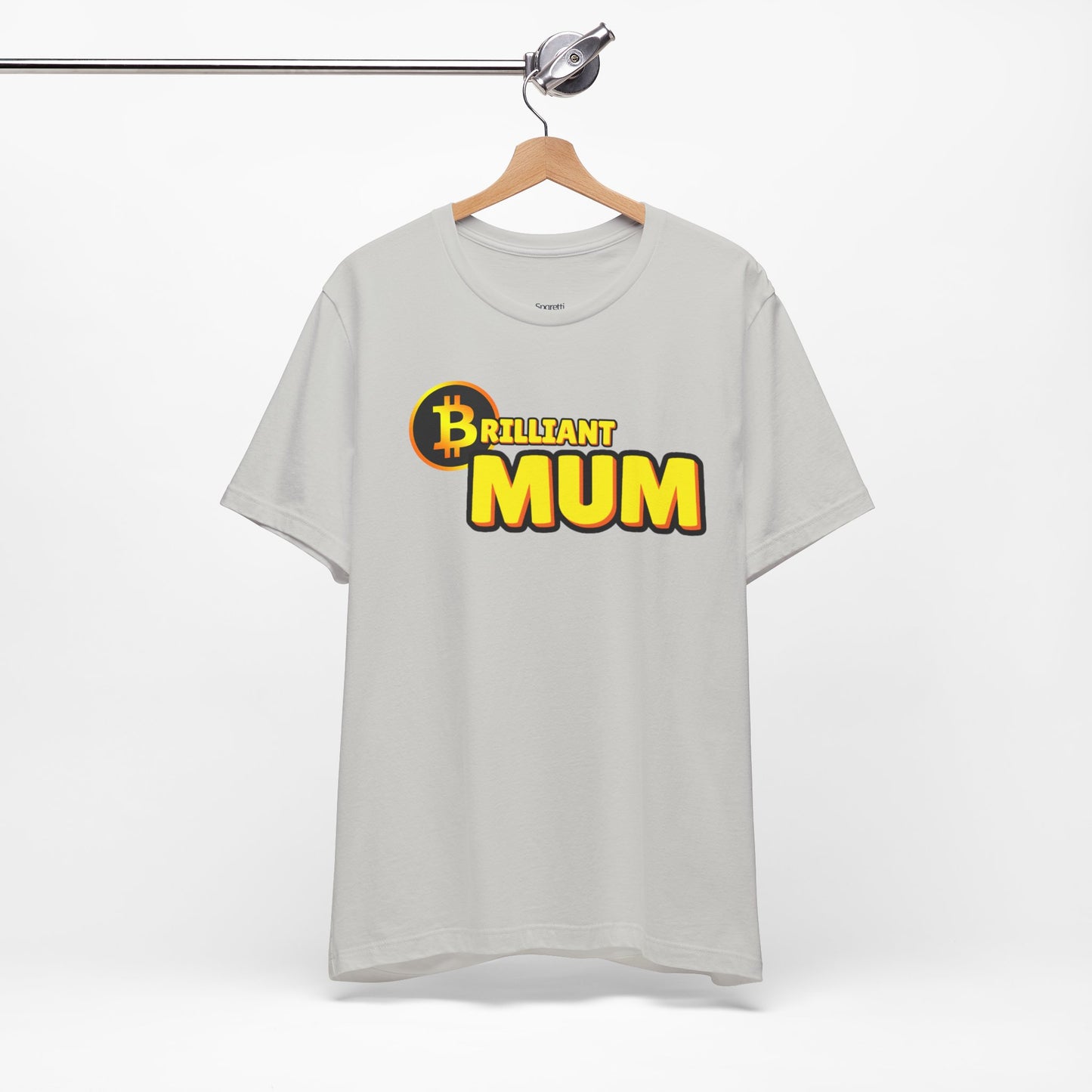 BRILLIANT MUM BITCOIN T-SHIRT