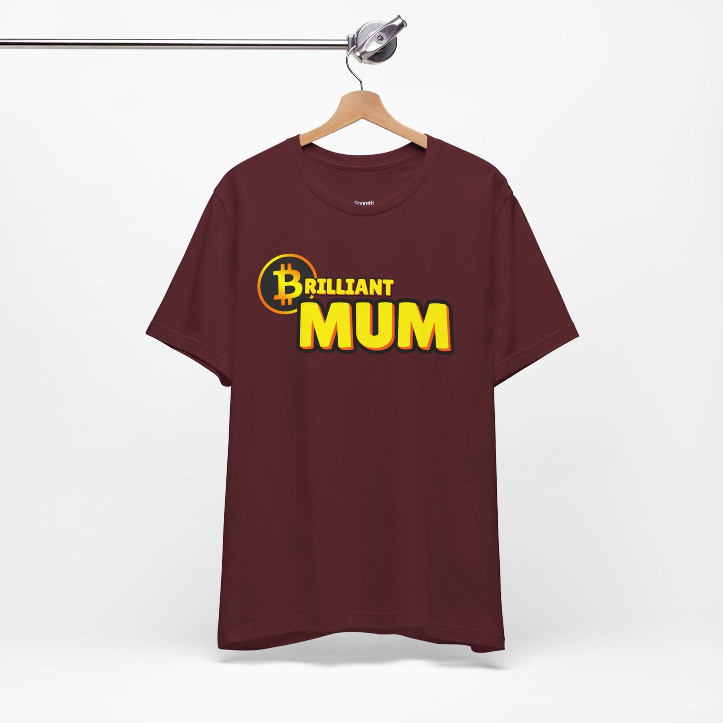 BRILLIANT MUM BITCOIN T-SHIRT