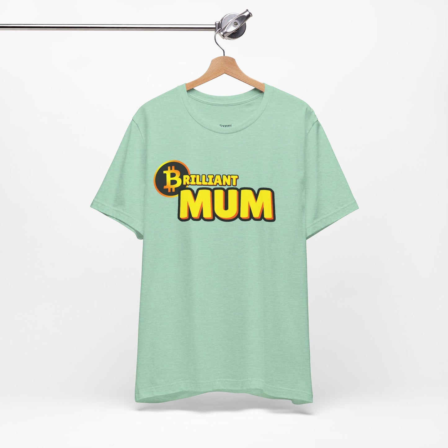 BRILLIANT MUM BITCOIN T-SHIRT