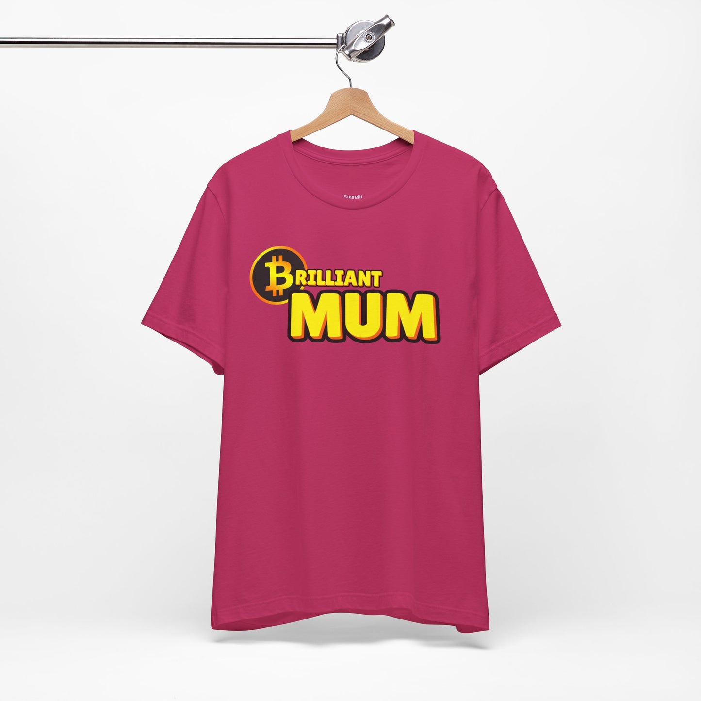 BRILLIANT MUM BITCOIN T-SHIRT