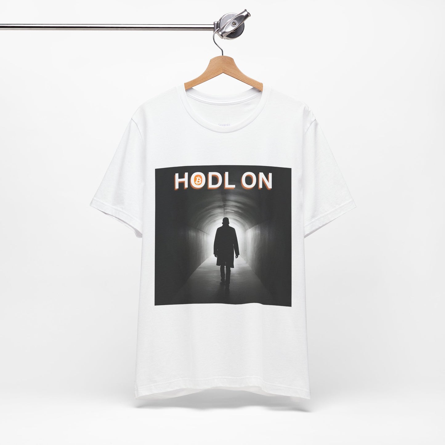 HODL ON BITCOIN CRYPTO T-SHIRT