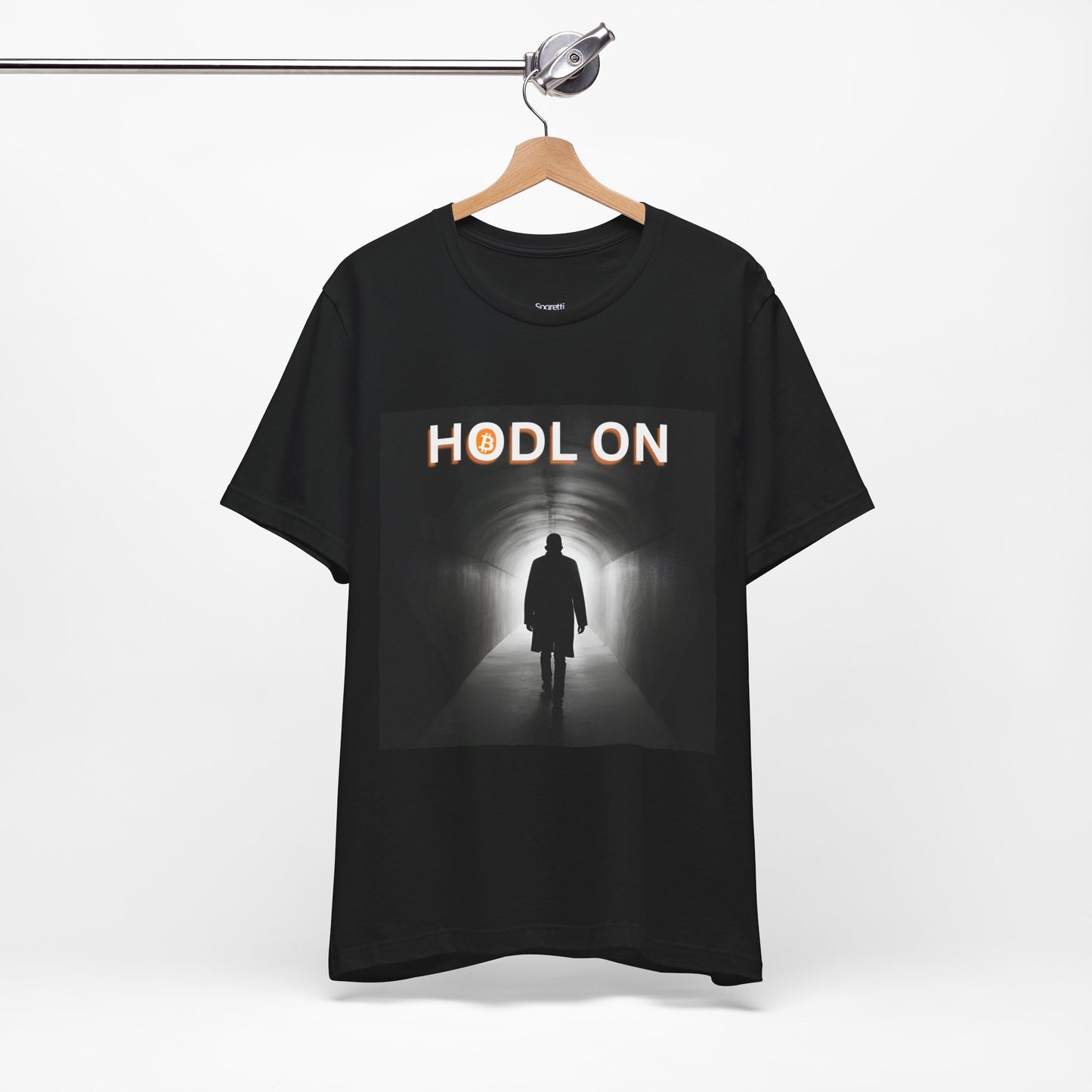 HODL ON BITCOIN CRYPTO T-SHIRT