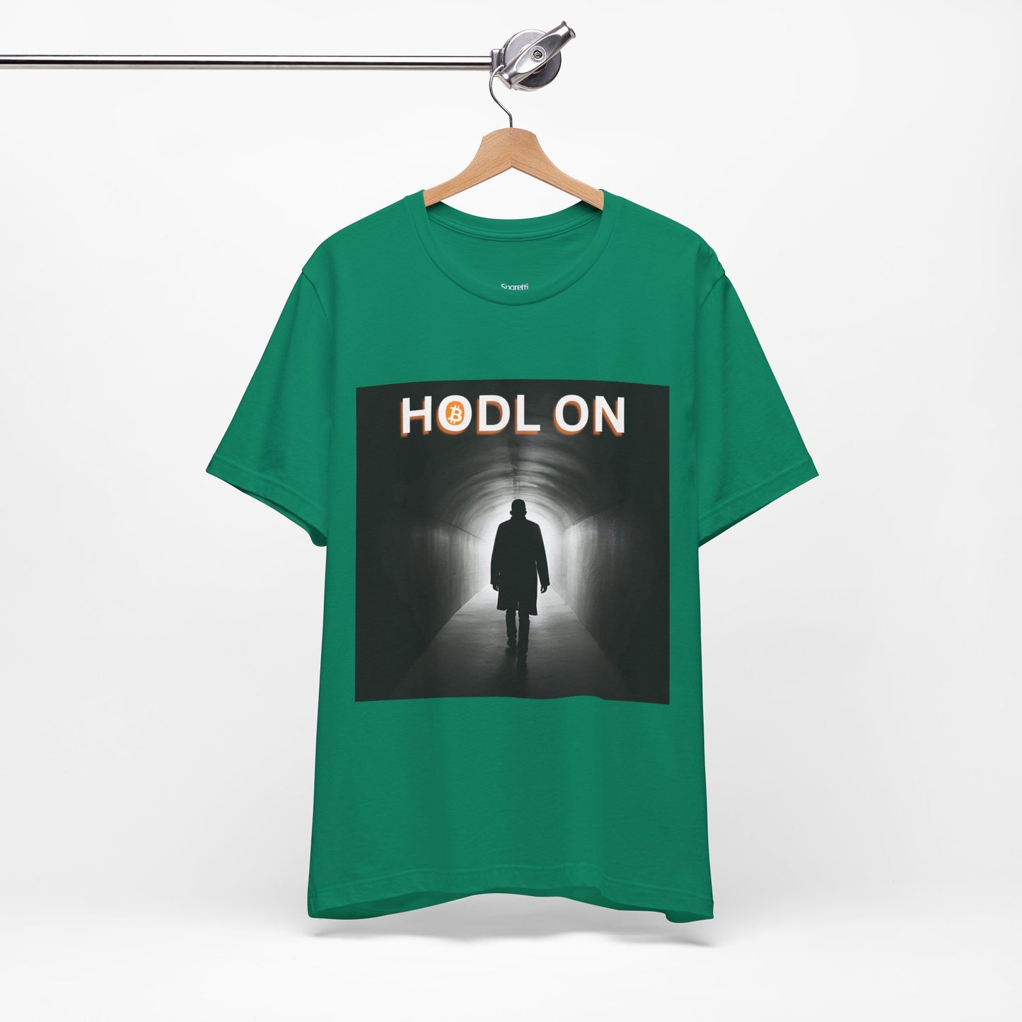 HODL ON BITCOIN CRYPTO T-SHIRT