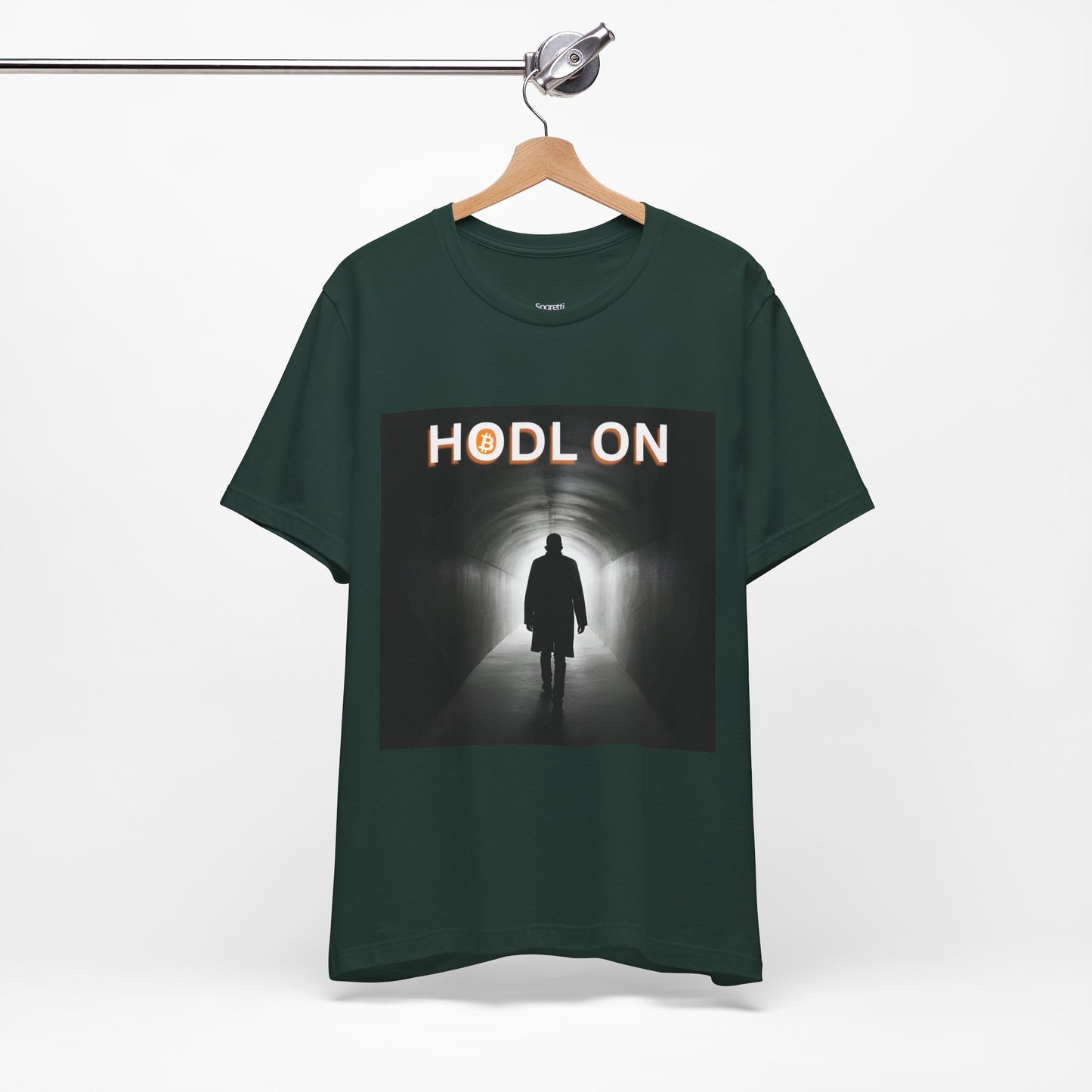 HODL ON BITCOIN CRYPTO T-SHIRT