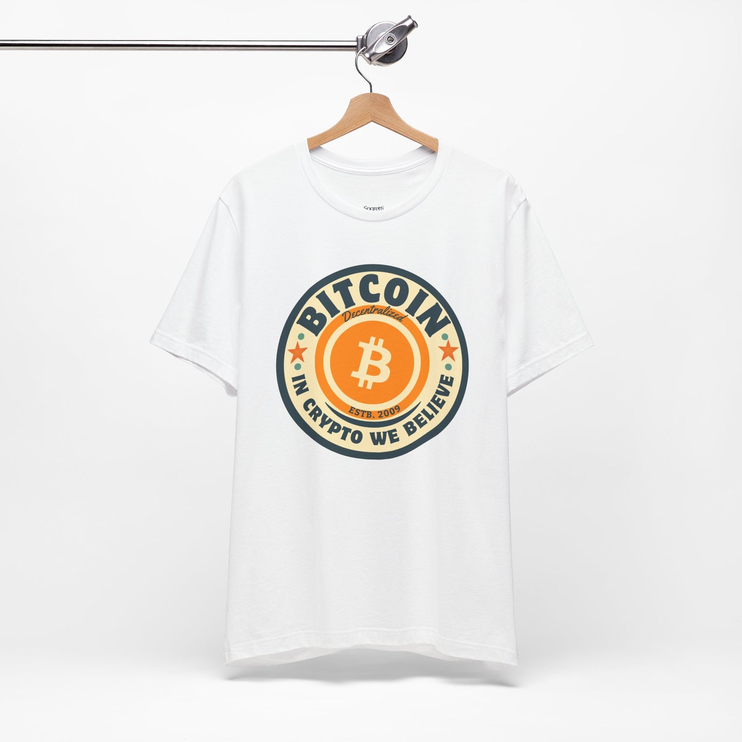 BITCOIN DECENTRALIZED LOGO T-SHIRT