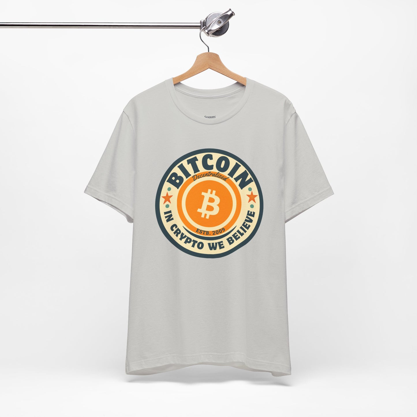 BITCOIN DECENTRALIZED LOGO T-SHIRT