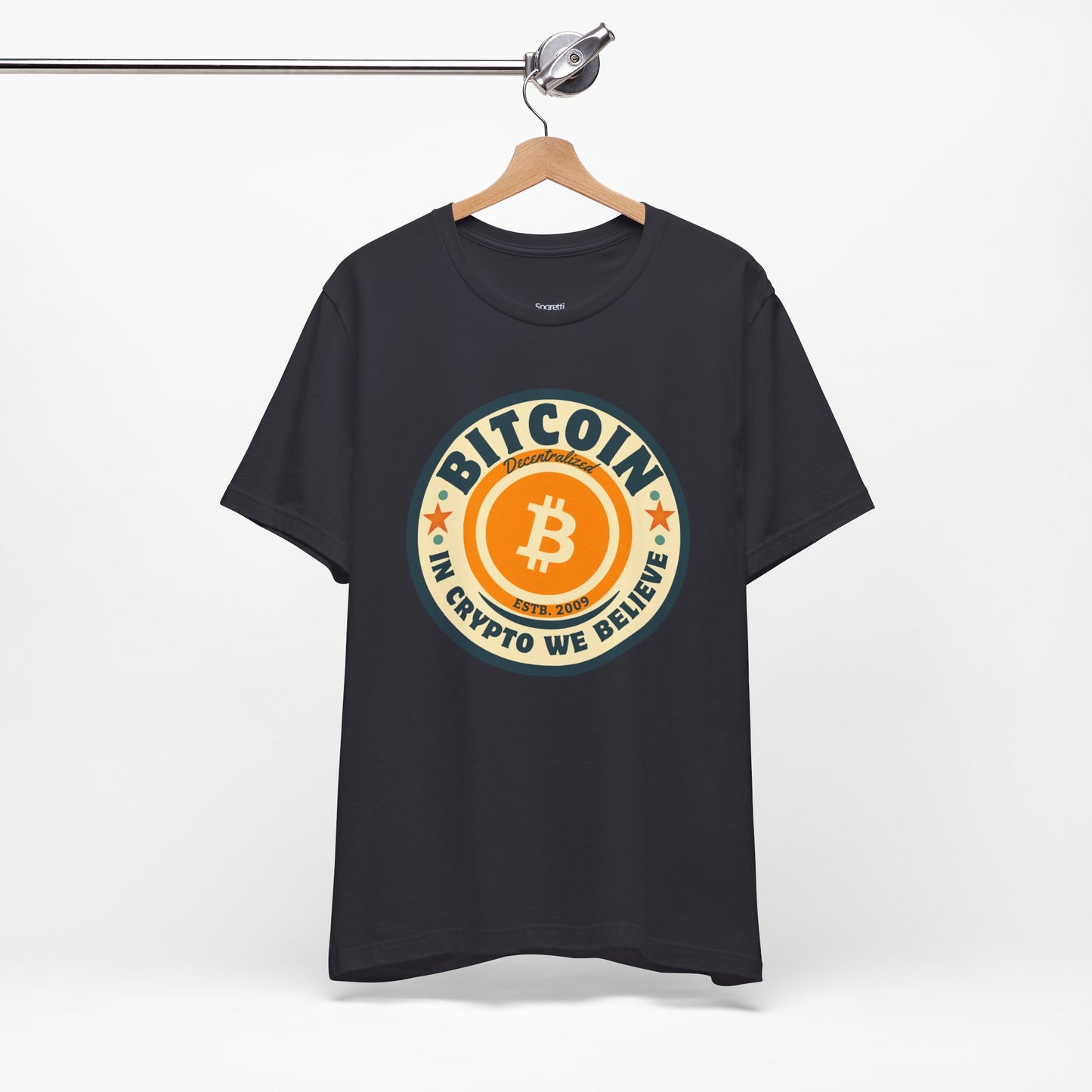 BITCOIN DECENTRALIZED LOGO T-SHIRT