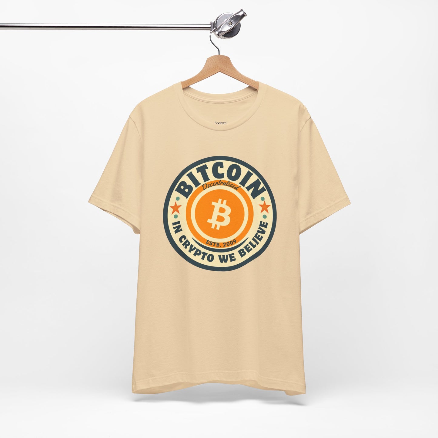 BITCOIN DECENTRALIZED LOGO T-SHIRT