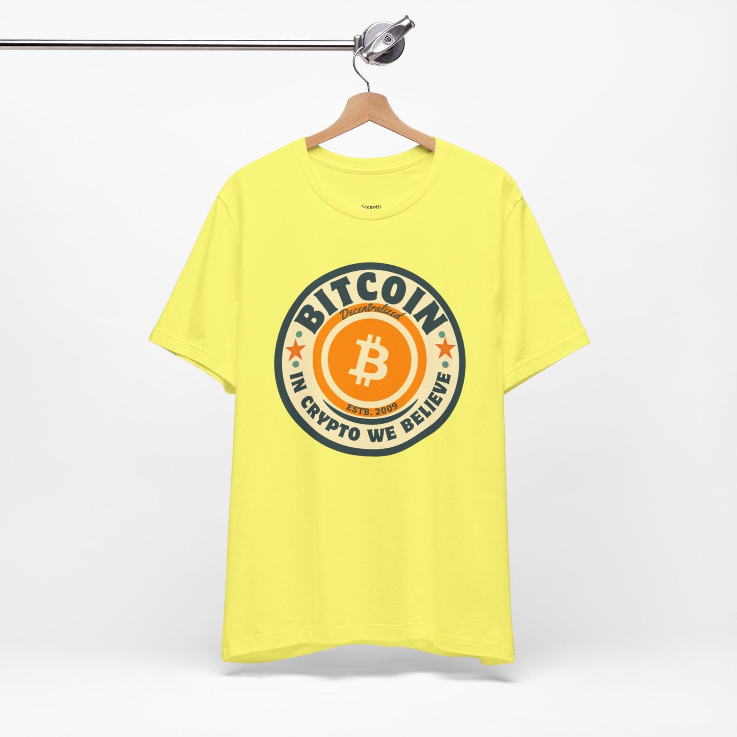 BITCOIN DECENTRALIZED LOGO T-SHIRT