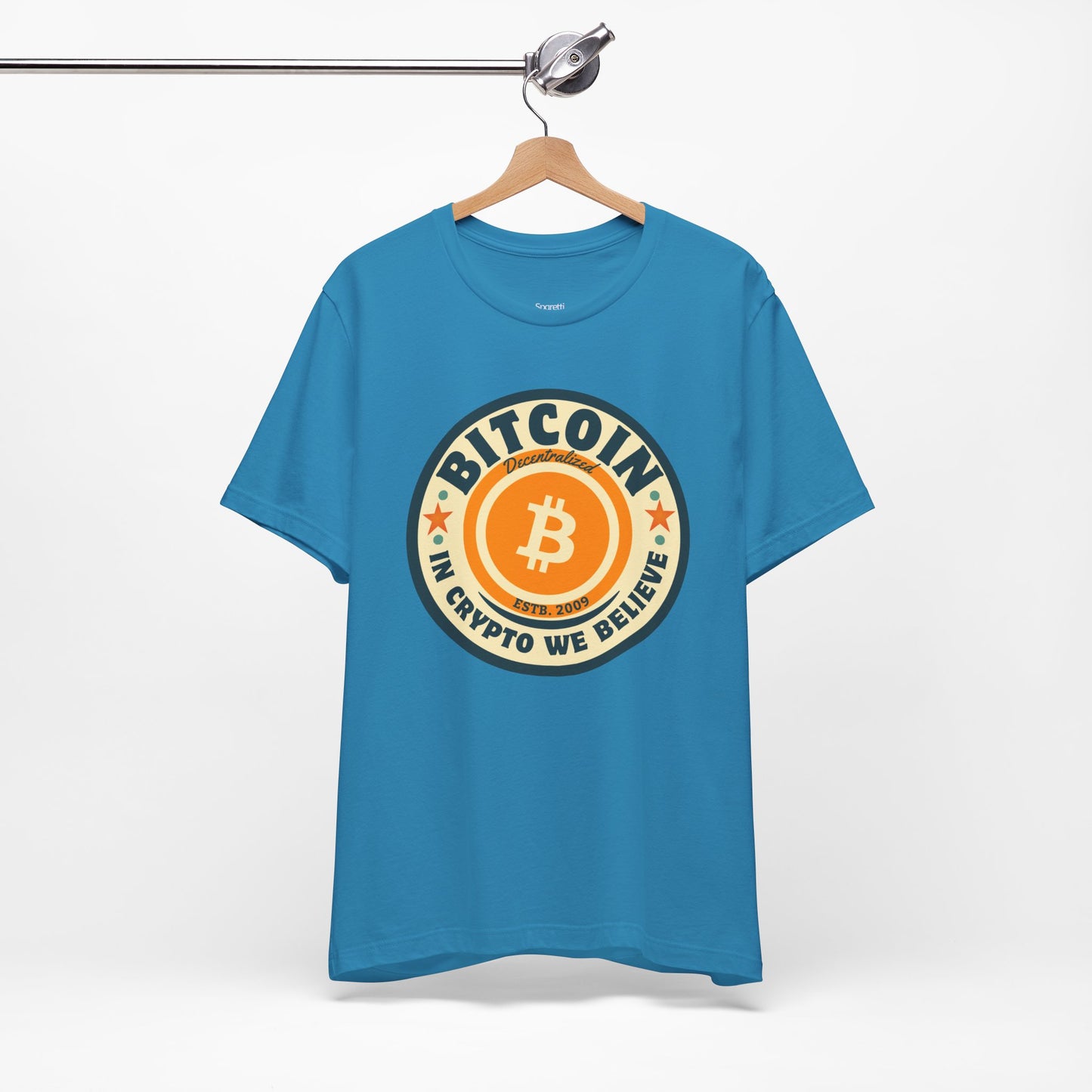 BITCOIN DECENTRALIZED LOGO T-SHIRT