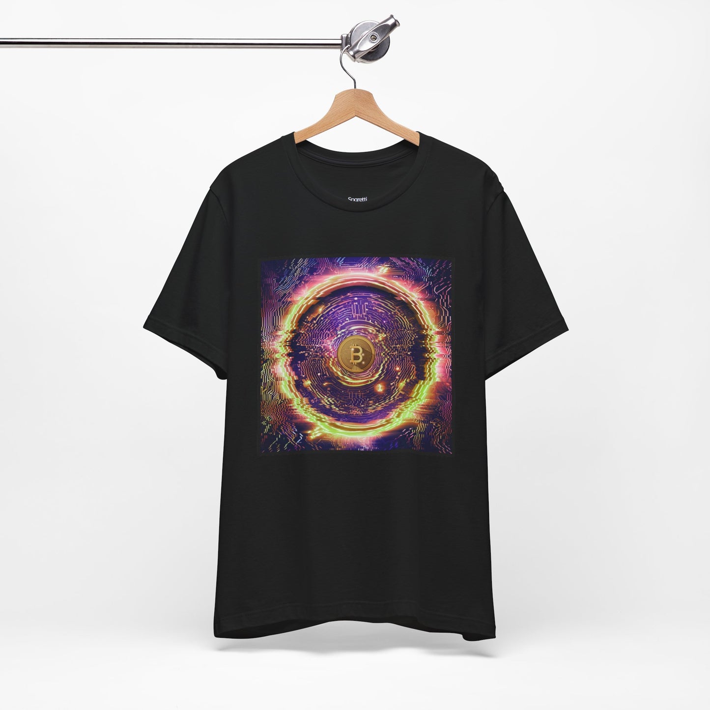 CRYPTO WORLD. BITCOIN T-SHIRT