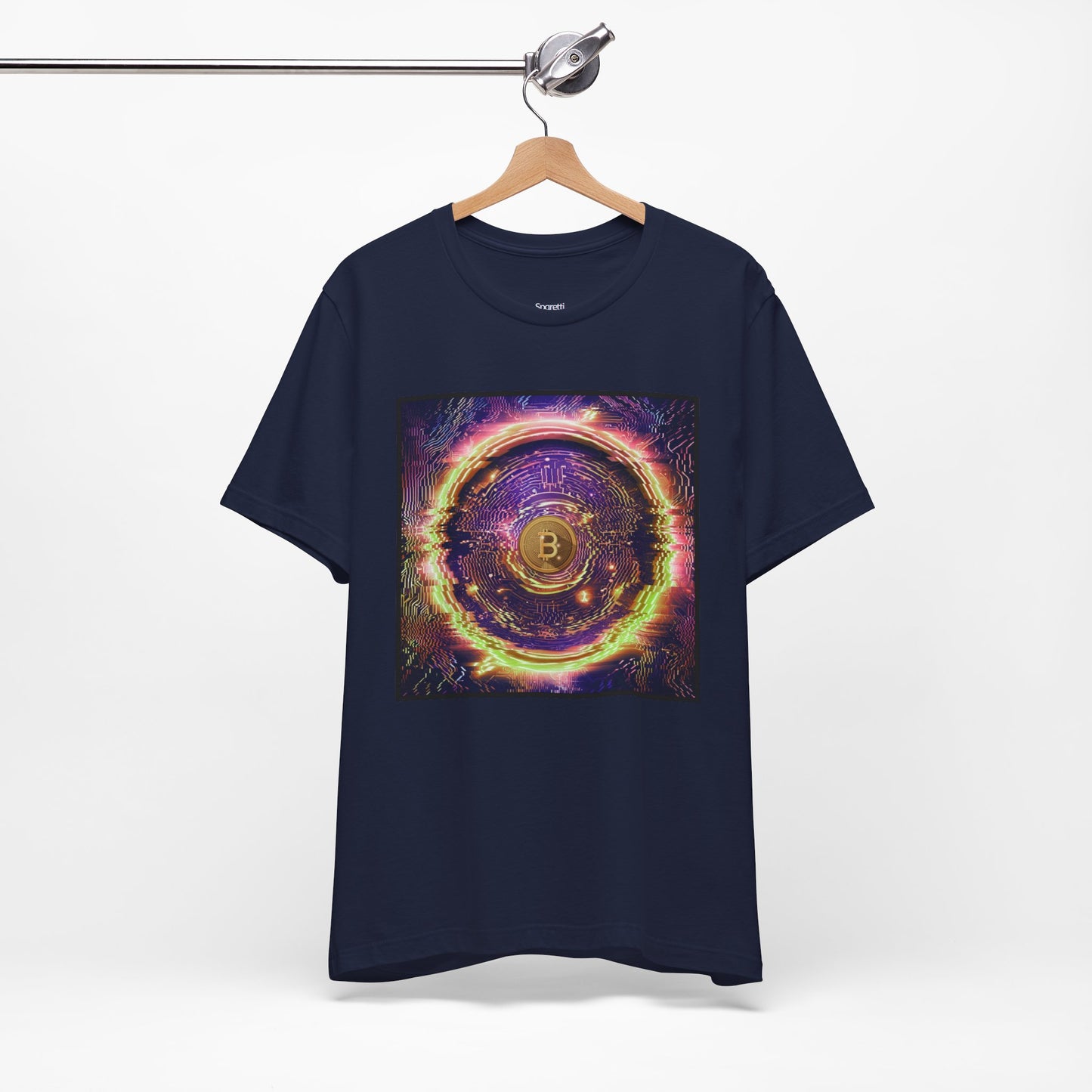 CRYPTO WORLD. BITCOIN T-SHIRT