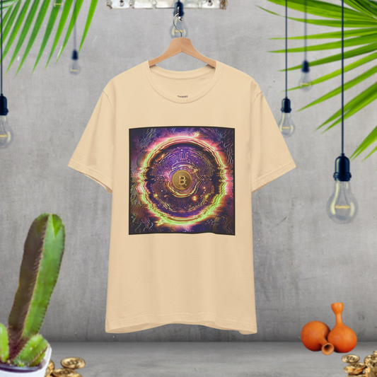 CRYPTO WORLD. BITCOIN T-SHIRT