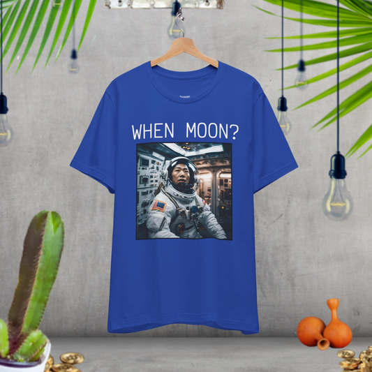 WHEN MOON? 1.0 BITCOIN T-SHIRT