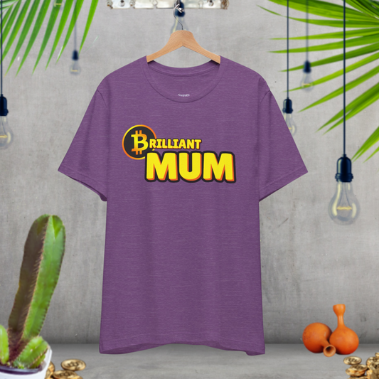 BRILLIANT MUM BITCOIN T-SHIRT