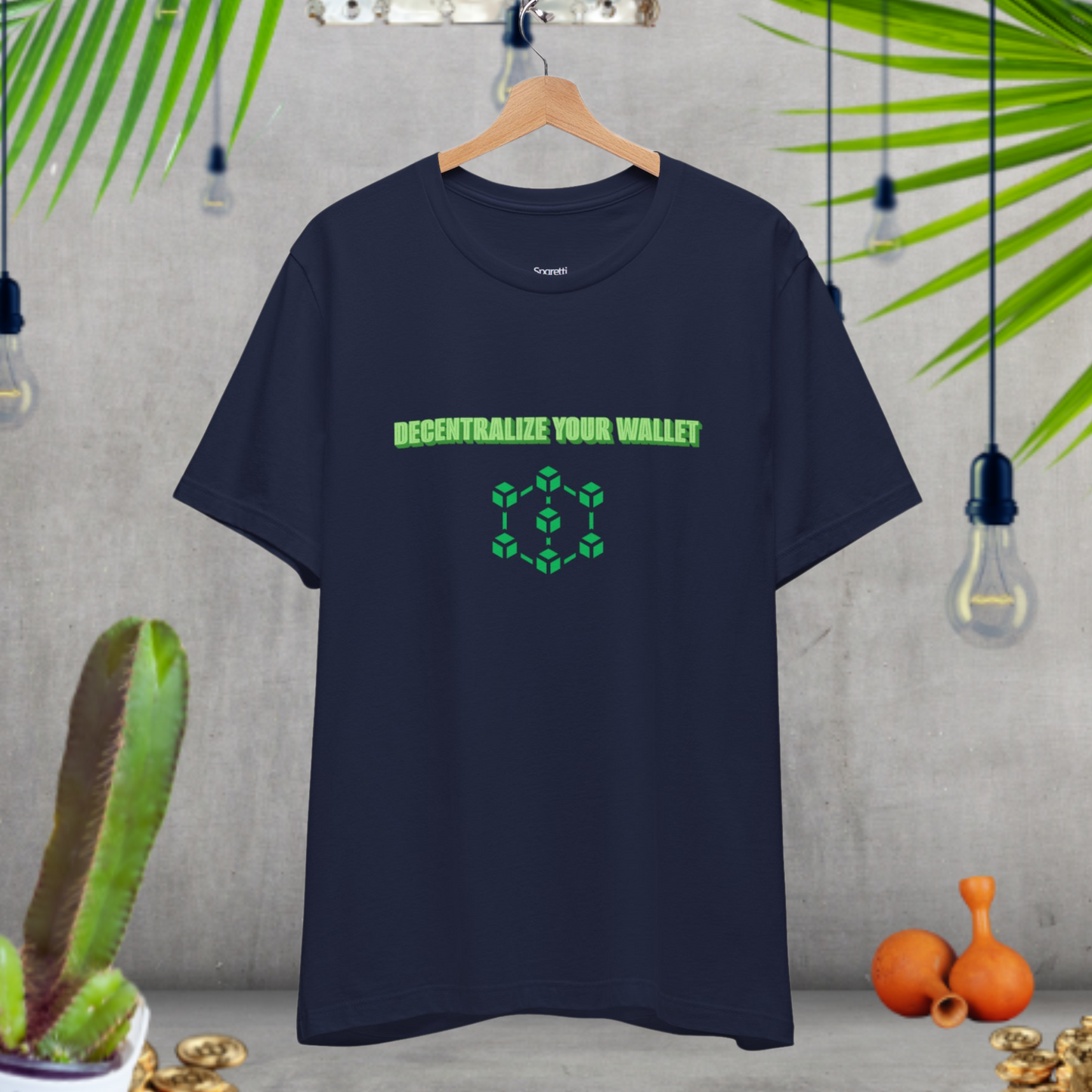 DECENTRALIZE YOUR WEALTH CRYPTO T-SHIRT